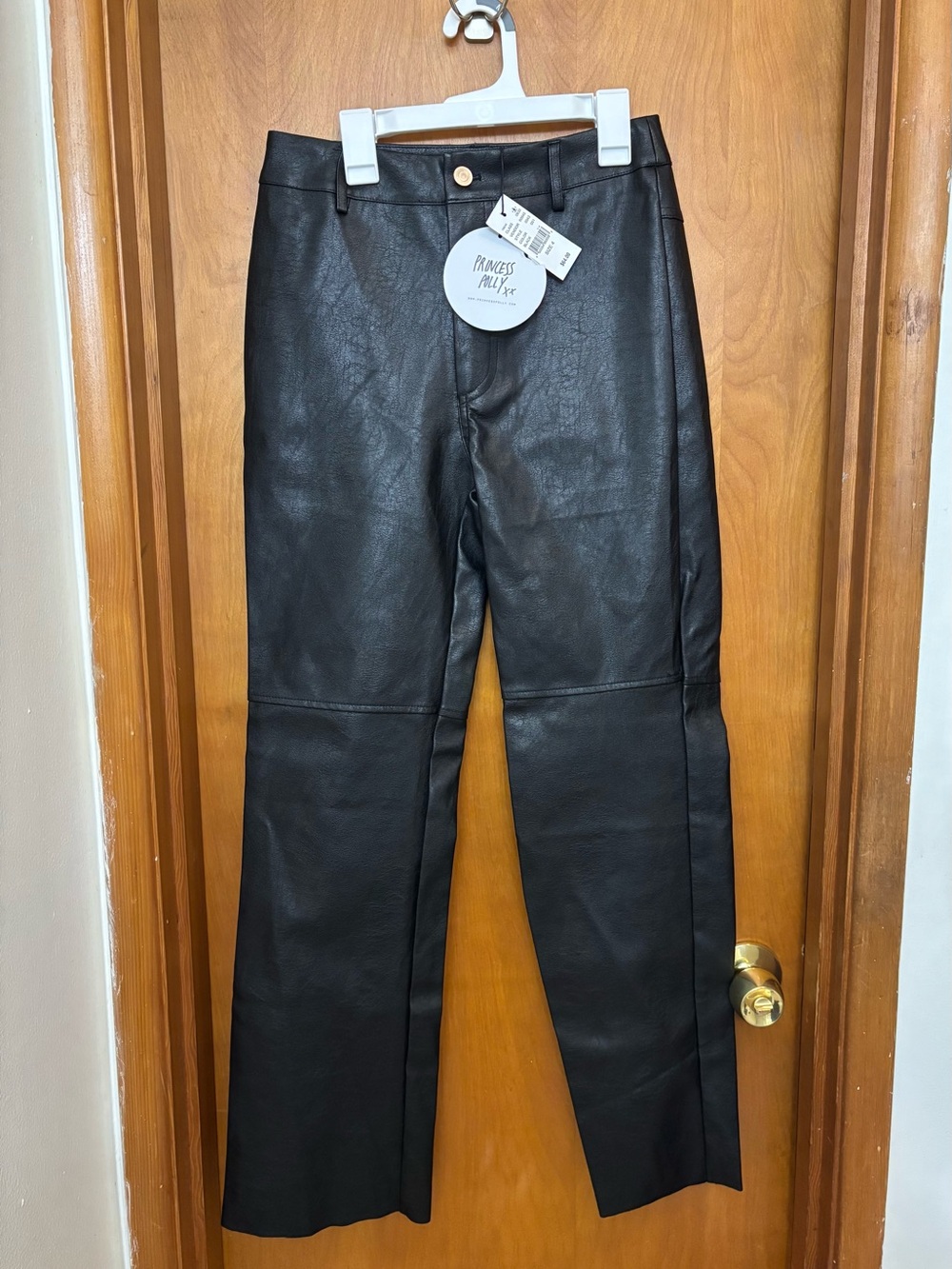 Princess Polly Macey Faux Leather Pants